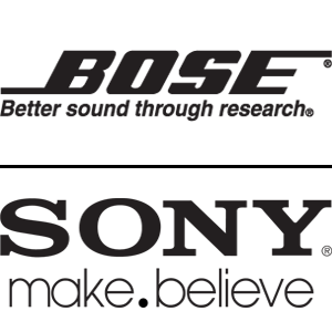 Bose & Sony Headphone Brands
