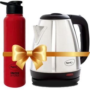 Pigeon 1.5 litre Hot Kettle and Stainless Steel Water Bottle