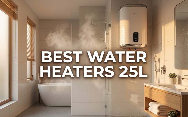 6 Best Water Heaters (Geysers) 25L 2026 | BEE 5-Star Rated Complete Geyser Buying Guide + Comparison